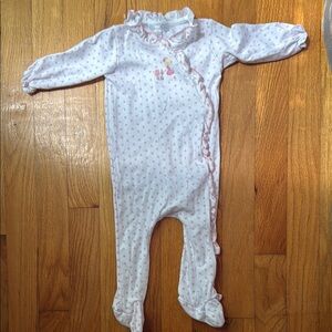 Magnolia Baby Pink Polka Dot Kids One Piece